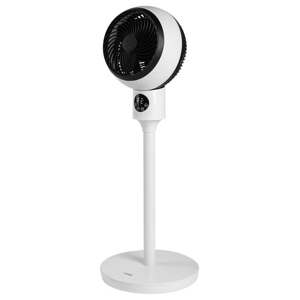 SUGIFT  Oscillation Fan,Pedestal Fans,Stand Fans,Circulating 70¡ã,Pedestal Fan,Remote 3 Speeds,3 Modes,15 Hours Timing,LED Display,7 Inch,White