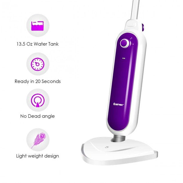 SUGIFT 1500 W Electric Steam Mop Floor Carpet Tile Cleaning Machine