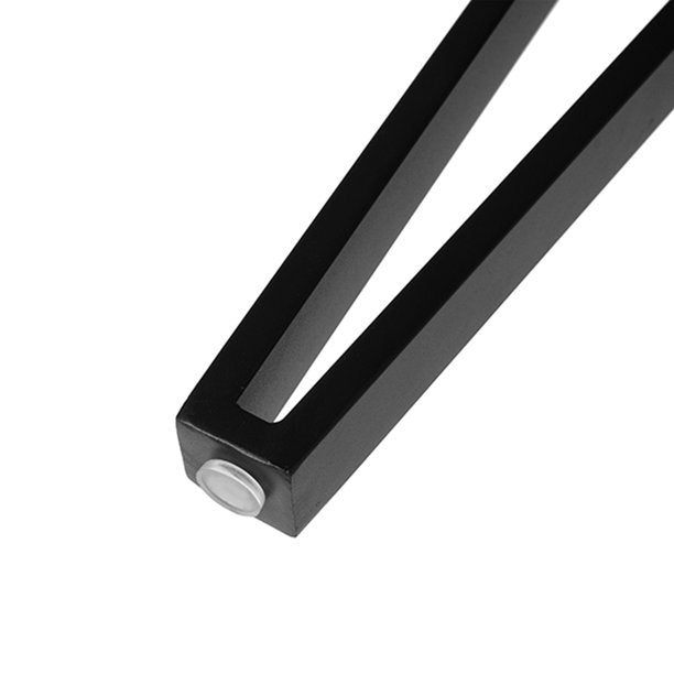 SUGIFT  Stacking Side Table Set of 3, Nesting Triangle End Coffee Tables, Vintage Brown