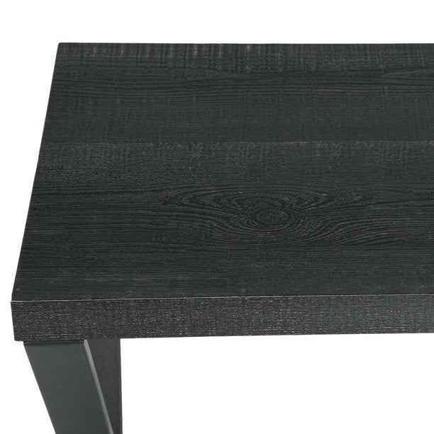 SUGIFT  Side Table Coffee Table End Desk 22 inch Black