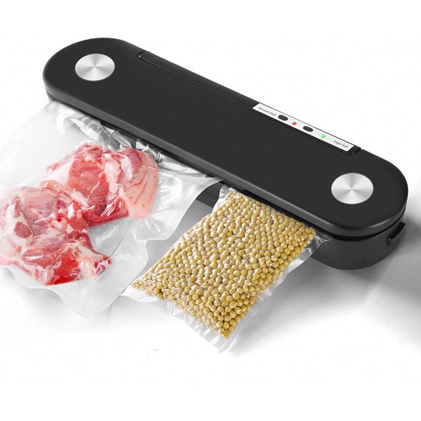 SUGIFT Food Saver Vacuum Sealer Machine, Automatic Food Vacuum Sealer for Food Preservation with 10PCS Vacuum Bags Starter Kit